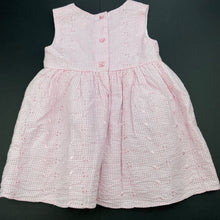 Load image into Gallery viewer, Girls Wonder Nation, lined pink gingham party dress, GUC, size 1-2, L: 41cm