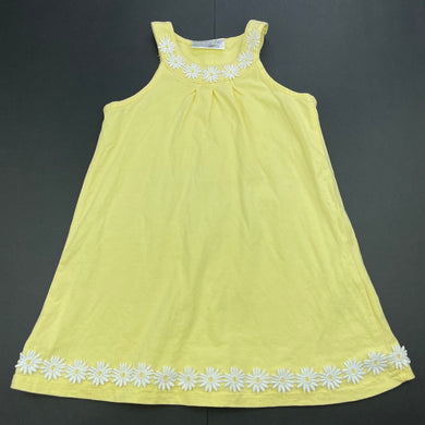 Girls Ergee, yellow cotton summer dress, FUC, size 1, L: 48cm