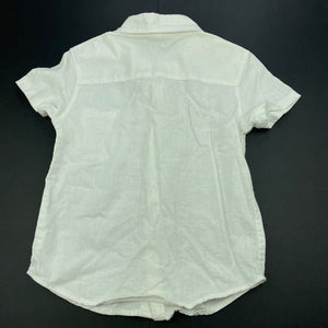 Boys Anko, linen / cotton short sleeve shirt, EUC, size 2,  
