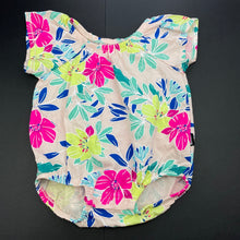 Load image into Gallery viewer, Girls Bonds, floral bubblesuit / romper, EUC, size 00,  