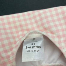 Load image into Gallery viewer, Girls Target, pink check swim one-piece, FUC, size 00,  
