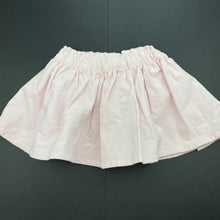 Load image into Gallery viewer, Girls Seed, pink stretch corduroy skirt, elasticated, L: 25cm, FUC, size 3,  