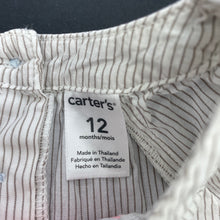 Load image into Gallery viewer, Girls Carters, embroidered lightweight cotton top, FUC, size 12 months,  