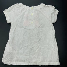 Load image into Gallery viewer, Girls Carters, embroidered lightweight cotton top, FUC, size 12 months,  