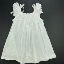 Load image into Gallery viewer, Girls Virgil, embroidered lightweight cotton dress, no size, armpit to armpit: 25cm, FUC, size 0, L: 38cm