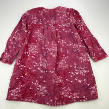 Load image into Gallery viewer, Girls Eternal Creation, floral corduroy cotton casual dress, GUC, size 5, L: 53cm