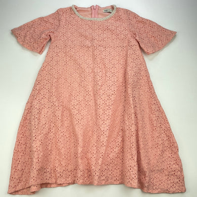 Girls Raya Girl, lined floral lace party dress, EUC, size 6-7, L: 60cm