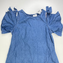 Load image into Gallery viewer, Girls Carters, lightweight open-shoulder dress, EUC, size 7, L: 68cm