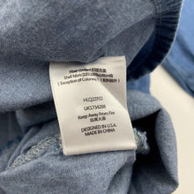 Load image into Gallery viewer, Girls Hush Puppies, chambray cotton long sleeve shirt dress, GUC, size 12, L: 67cm