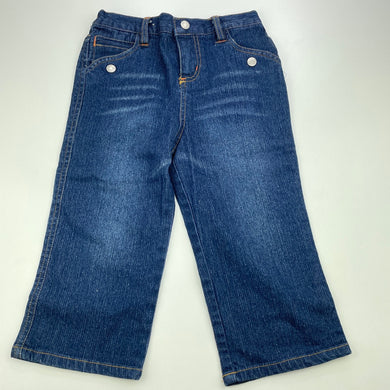 Girls Pink Angel, cropped stretch denim pants, elasticated, Inside leg: 31.5cm, GUC, size 6,  