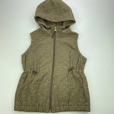 Girls Witchery, lightweight sleeveless hooded vest, GUC, size 7,  