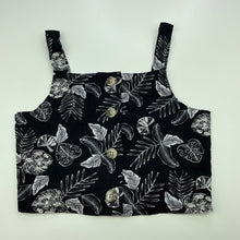Load image into Gallery viewer, Girls KID, linen blend cropped summer top, EUC, size 10,  
