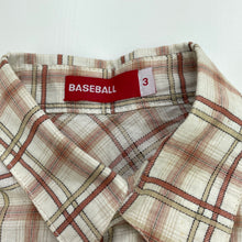 Load image into Gallery viewer, Boys BASEBALL, lightweight short sleeve shirt, armpit to armpit: 36cm, GUC, size 3-4,  