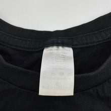 Load image into Gallery viewer, Girls black, cotton t-shirt / top, GUC, size 6,  