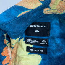 Load image into Gallery viewer, Boys Quiksilver, regular fit cotton short sleeve shirt, EUC, size 12,  