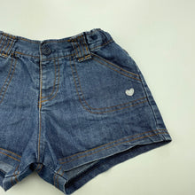 Load image into Gallery viewer, Girls Papoose, lightweight cotton shorts, adjustable, GUC, size 4,  