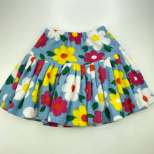 Load image into Gallery viewer, Girls OCT 29 Co Ltd, floral fleece skirt, elasticated, L: 38cm, FUC, size 10,  