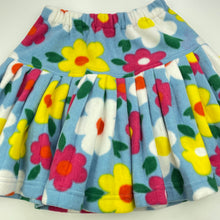 Load image into Gallery viewer, Girls OCT 29 Co Ltd, floral fleece skirt, elasticated, L: 38cm, FUC, size 10,  