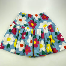 Load image into Gallery viewer, Girls OCT 29 Co Ltd, floral fleece skirt, elasticated, L: 38cm, FUC, size 10,  