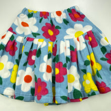 Load image into Gallery viewer, Girls OCT 29 Co Ltd, floral fleece skirt, elasticated, L: 38cm, FUC, size 10,  