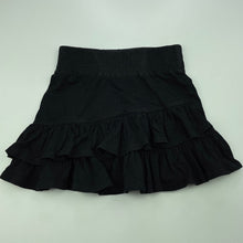 Load image into Gallery viewer, Girls Bardot Junior, black cotton skirt, elasticated, L: 27cm, FUC, size 5,  