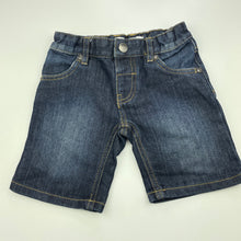 Load image into Gallery viewer, Boys Breakers, dark denim shorts, adjustable, GUC, size 3,  
