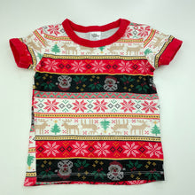 Load image into Gallery viewer, Boys Baby Berry, cotton Christmas t-shirt / top, GUC, size 1,  
