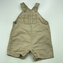 Load image into Gallery viewer, Boys Target, cotton overalls / shortalls, GUC, size 0,  