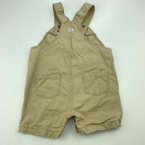 Boys Target, cotton overalls / shortalls, GUC, size 0,  