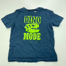 Load image into Gallery viewer, Boys Osh Kosh, navy cotton t-shirt / top, dinosaur, GUC, size 1,  