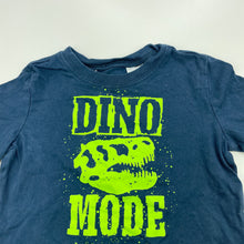 Load image into Gallery viewer, Boys Osh Kosh, navy cotton t-shirt / top, dinosaur, GUC, size 1,  