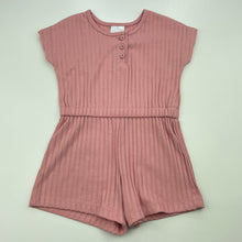 Load image into Gallery viewer, Girls Mango, ribbed lightweight playsuit, EUC, size 0,  