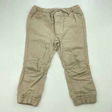 Boys Dymples, cotton casual pants, elasticated, GUC, size 1,  