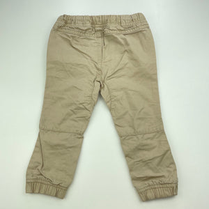 Boys Dymples, cotton casual pants, elasticated, GUC, size 1,  