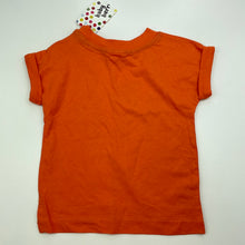 Load image into Gallery viewer, Boys Baby Berry, orange cotton t-shirt / top, NEW, size 00,  