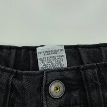 Load image into Gallery viewer, Boys Target, dark stretch denim jeans, adjustable, Inside leg: 47cm, FUC, size 6,  