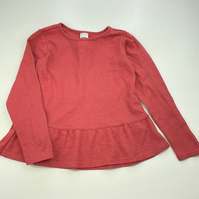 Girls Anko, long sleeve peplum top, EUC, size 6,  