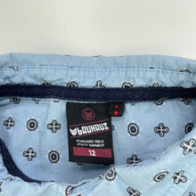 Load image into Gallery viewer, Boys Bauhaus, lightweight cotton short sleeve shirt, FUC, size 12,  
