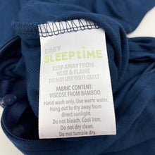 Load image into Gallery viewer, unisex Baby Sleeptime, lightweight bamboo sleeping bag, EUC, size 00,  