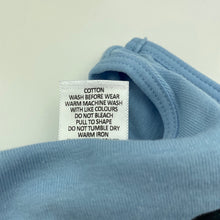 Load image into Gallery viewer, unisex Target, blue cotton singlet top, elephant, EUC, size 000,  