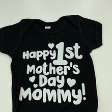 Load image into Gallery viewer, unisex Rabbit Skins, black cotton bodysuit / romper, GUC, size 00,  