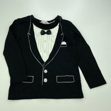 Load image into Gallery viewer, Boys H&amp;M, novelty cotton long sleeve t-shirt / top, EUC, size 2,  