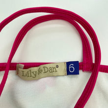 Load image into Gallery viewer, Girls Lily &amp; Dan, floral swim one-piece, FUC, size 6,  