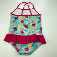 Load image into Gallery viewer, Girls Lily &amp; Dan, floral swim one-piece, FUC, size 6,  