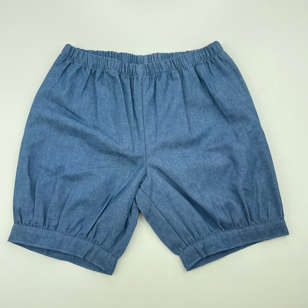 Girls Korango, lightweight cotton shorts, elasticated, EUC, size 0,  