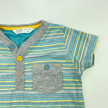 Load image into Gallery viewer, Boys Baby M &amp; Co, striped cotton t-shirt / top, EUC, size 0,  
