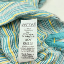 Load image into Gallery viewer, Boys Baby M &amp; Co, striped cotton t-shirt / top, EUC, size 0,  