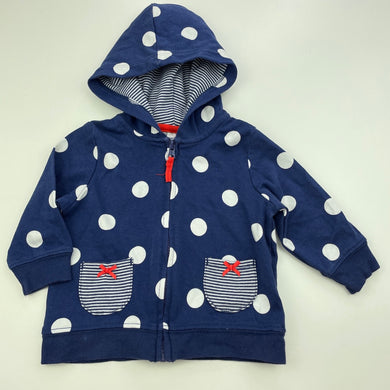 Girls Carters, cotton lightweight zip hoodie sweater, GUC, size 3 months,  