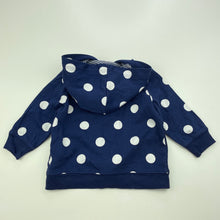 Load image into Gallery viewer, Girls Carters, cotton lightweight zip hoodie sweater, GUC, size 3 months,  