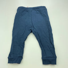 Load image into Gallery viewer, Boys M&amp;S, blue cotton casual pants, elasticated, EUC, size 1,  